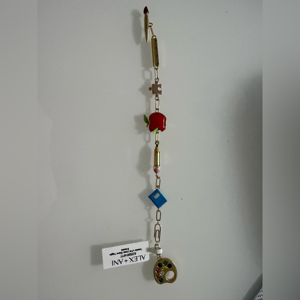 Alex and Ani Gold Artist Palette Charm Bracelet